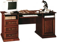 Praktyczne biurko gabinetowe z szufladami do biura Rainer