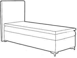 Postel boxspring 90 Rio
