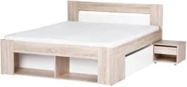 Łóżko 160 + 2 szafki nocne Milo