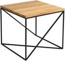 Konferenční stolek na kovových rámech 50x50 Memo Solid Wood