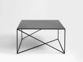 Konferenční stolek na kovových rámech 80x80 cm Memo Metal