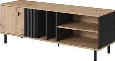 Jednodveřový TV stolek s výklenky do obývacího pokoje Madis