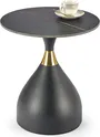Elegancka ława Scalita do salonu czarny marmur-czarny-złoty