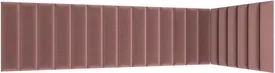 Zestaw paneli tapicerowanych Quadratta 210x90x60 cm