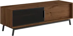TV stolek s prosklením Modern Loft Tabacco