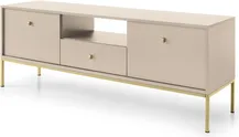 Moderní dvoudveřový TV stolek se zásuvkou a výklenkem do obývacího pokoje Mono