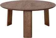 Kulatý dubový stolek 71 cm tabacco Monti