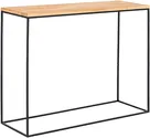 Konzolový stolek na kovových rámech do předsíně Tensio Solid Wood 100x30