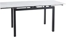 Stôl s mramorovým efektom 110 cm