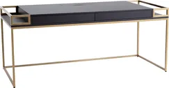 Psací stůl do kanceláře nebo studentského pokoje 180 k16 black