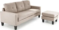 Sofa Gerson z podnóżkiem 