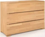 Komoda bukowa z 3 szufladami do sypialni Sparta