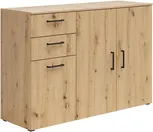 Komoda MultiDo 120 cm z 2 szafkami i 2 szufladami