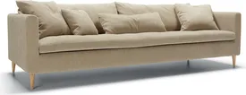 Sofa 4-osobowa Lill z poszyciem luźnym z rzepem