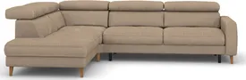 Narożnik lewostronny Goya z funkcją spania i pojemnikiem na pościel
