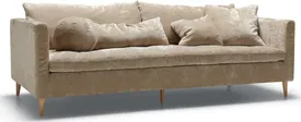 Sofa 3-osobowa Lill z poszyciem luźnym z rzepem
