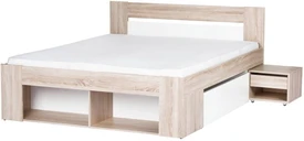 Łóżko 160 + 2 szafki nocne Milo