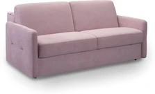 Sofa 2.5-osobowa Ema z funkcją spania typu stelaż włoski i pojemnikiem
