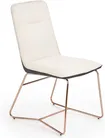 Eleganckie krzesło na stalowych nóżkach do jadalni K-390
