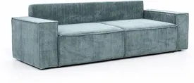 Sofa Flabio z funkcją spania typu DL i pojemnikiem na pościel