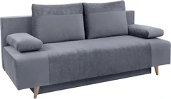 Sofa Leon z funkcją spania typu DL i pojemnikiem na pościel 