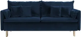 Sofa 3-osobowa Asti Gold z pojemnikiem na pościel i funkcją spania