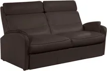Elegantní kožená 3-místná pohovka s mechanismem rozkládání belgického typu Kos 