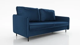 Sofa Tulia z funkcją spania typu DL i pojemnikiem na pościel 