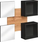 Nástěnný panel Easy s policemi a zrcadly