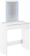 Toaletka Megan z lustrem LED