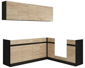 Kuchyňská linka rohová Junona Line 200x200 cm bez pracovní desky
