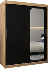 Šatní skříň s posuvnými dveřmi a zrcadlem Promo T2 150