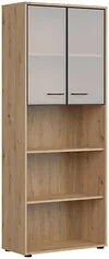 2-dvířkový regál s policemi do kanceláře nebo pracovny Space Office