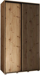 Šatní skříň s posuvnými dveřmi Sapporo 1 140, hloubka 45 cm