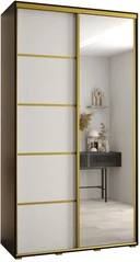 Posuvná skříň se zrcadlem Cannes 5 140 60 cm hloubky