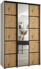 Szafa przesuwna z lustrem Cannes 5 150 60 cm głębokości
