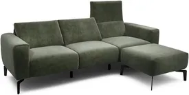 Třímístná pohovka s podnožkou Cosy