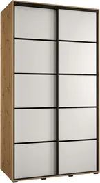 Szafa przesuwna Davos 4 130 60 cm głębokości