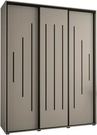 Szafa przesuwna wysoka Dakota 12 200 głębokość 60 cm wysokość 235,2 cm