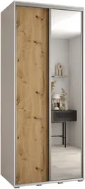 Szafa przesuwna z lustrem wysoka Davos 3 120 głębokość 60 cm