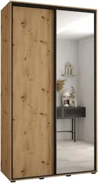 Szafa przesuwna z lustrem wysoka Davos 3 140 głębokość 45 cm