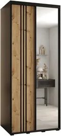 Šatní skříň se zrcadlem Davos 7 120 60