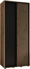 Šatní skříň s posuvnými dveřmi Lanko 1 100, hloubka 45 cm