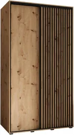 Šatní skříň s posuvnými dveřmi Lanko 1 130, hloubka 60 cm