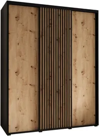 Šatní skříň s posuvnými dveřmi Lanko 1 200, hloubka 45 cm