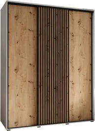 Šatní skříň s posuvnými dveřmi Lanko 1 200, hloubka 60 cm