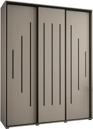 Szafa przesuwna wysoka Dakota 12 200 głębokość 45 cm wysokość 235,2 cm