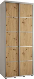 Šatní skříň s posuvnými dveřmi Davos 4 120, hloubka 60 cm