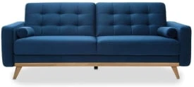 Sofa Nova z wygodną funkcją spania oraz pojemnikiem na pościel