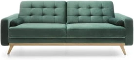 Sofa Nova z wygodną funkcją spania oraz pojemnikiem na pościel